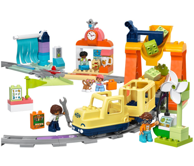 LEGO DUPLO 10428 Duży interaktywny pociąg osobowy - 1284207 - zdjęcie 2